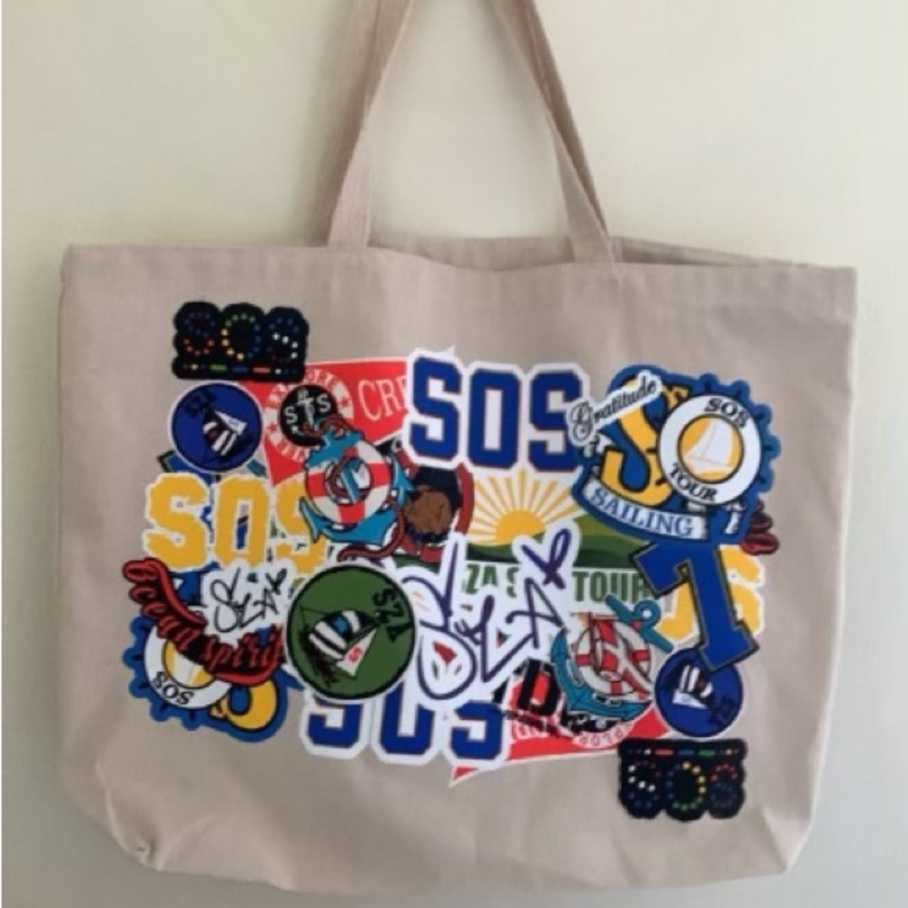 Sza SOS tour tote bag